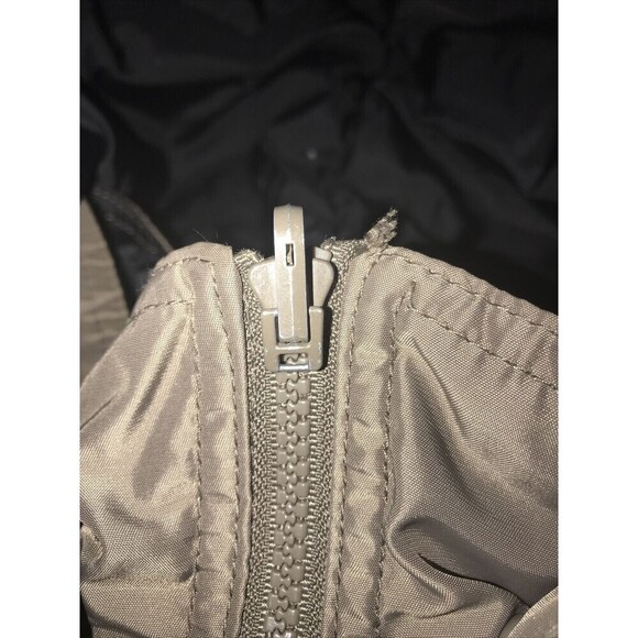 Vintage Nike Reversible Parka Block Letters Spellout Gray/green Black Large - Picture 4 of 8